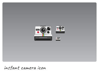 Instant Camera Icon camera hipster icon instant photo photography picture polaroid
