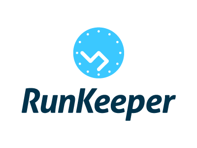 RunKeeper concept aller brand branding clock concept icon idea identity legs logo logomark rebrand redesign run runkeeper runkeeper.com runner running time typography