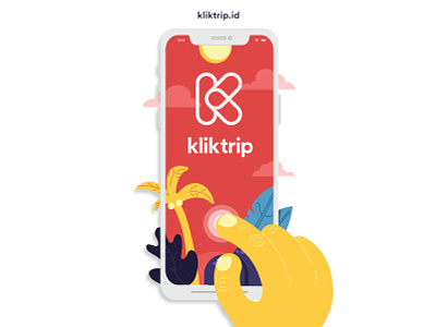 Kliktrip Logo Design 2d k letter lettermark logo logo design logotype symbol traveling trip