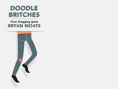 Doodle Britches Blog Logo Refresher avenir blog illustration logo personal web design