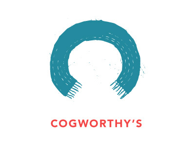 Cogworthy's WIP 2 identity knitting logo