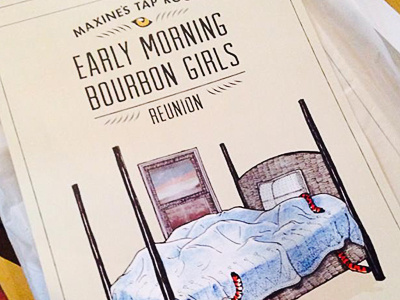 Final Early Morning Bourbon Girls Poster