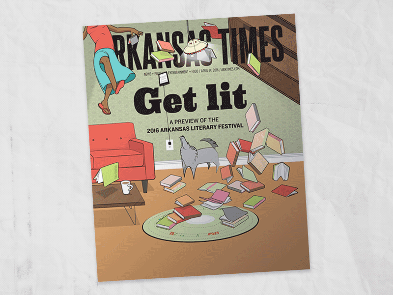 Get lit animation books editorial flip flops gif illustration literature