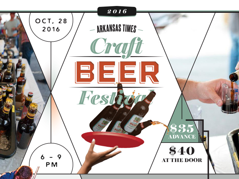 Arkansas Times Craft Beer Fest Poster 1 by Bryan Moats on Dribbble