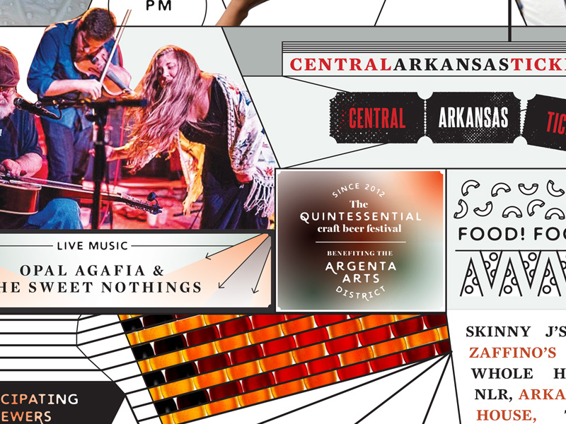 Arkansas Times Craft Beer Fest Poster 2 by Bryan Moats on Dribbble