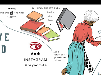 Detail of some self promotion #2 books design illustration instagram self promotion