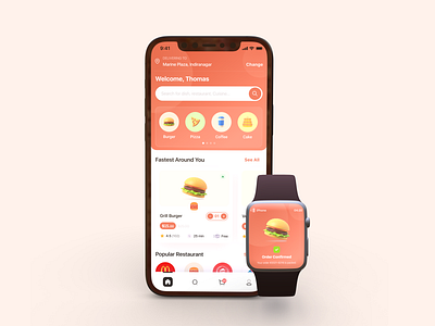 Quick Meal Concept UI Kit 🍔🍕🍟🌯🥤