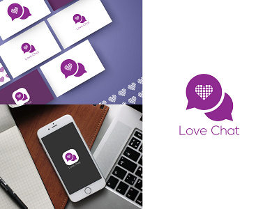 Love Chat advertise advertising branding chat chatting design graphic design illustration illustrator logo logo design logodesign print design vector