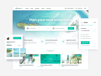 TravelDuck: building a marketplace for boutique adventure trips activities adventure booking branding design duck green marketplace minimal mobile travel ui ux web