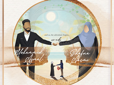 And so, the adventure begins! dreamer graphic design illustration wedding