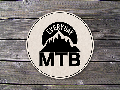 Everyday MTB Coaster coaster illustration