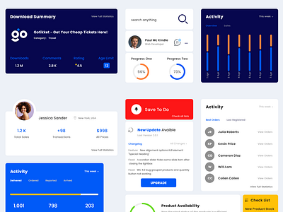 Free Dashboard Elements Kit