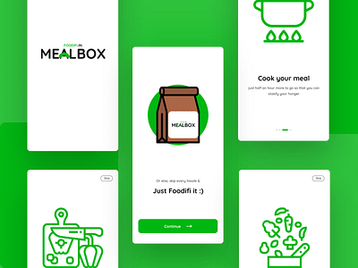 Onboarding experience | Foodifi Mealbox - Customer App