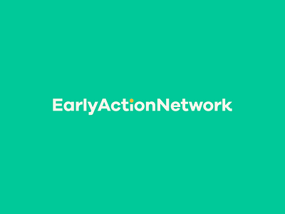 Logo for Early Action Network branding design logo vector