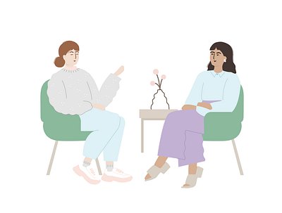 Therapy illustration people therapy vector