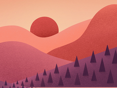 Valley art artist design digitalart dribbble gallery galshir illustration illustrator procreate