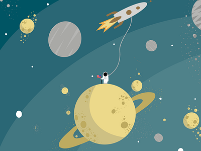 Space oddity by Martin Paseka on Dribbble