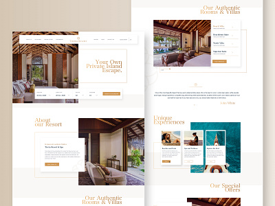 Tierra Resort Website Design booking hotel hotel design luxury resort responsive tourism travel ui web website
