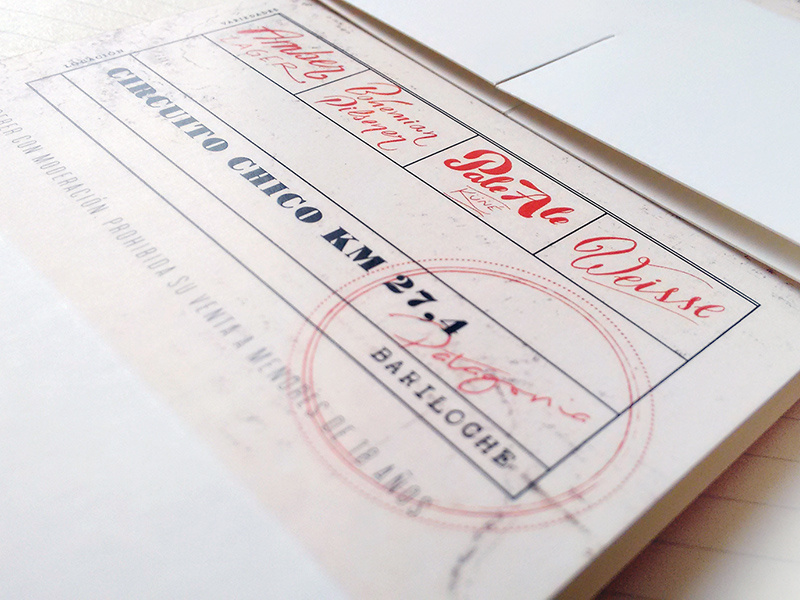 Brand Stationary handmade typography stationary graphic layout paper print stamp vintage beer lettering maps