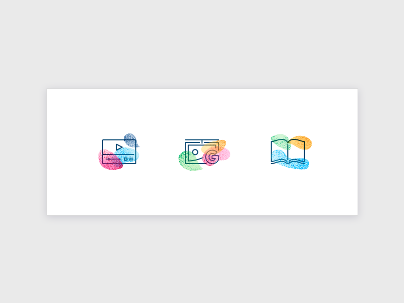 Icons WIP website outline colourful ui web icon wip