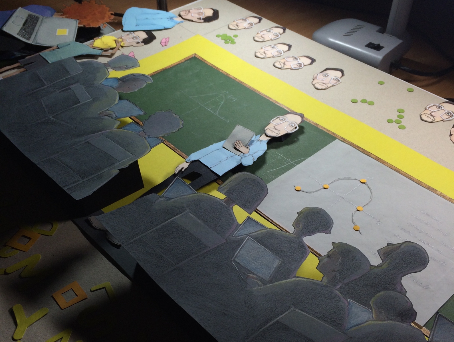 Stop Motion Cutout Animation Process by Anna on Dribbble
