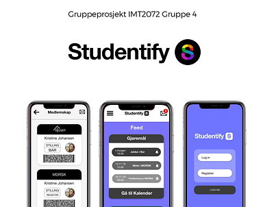 Studentify app design flat icon illustration logo ui ux vector xd