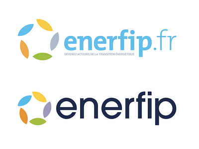 Enerfip · Logo redesign (2019) branding design enerfip logo typography