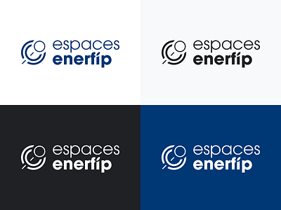 Enerfip · Espaces Enerfip logo branding design enerfip logo
