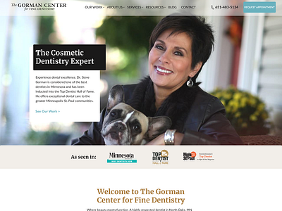 The Gorman Center Landing Page