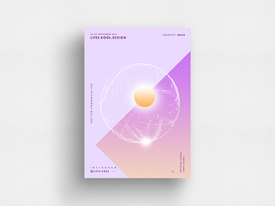 Spotlight abstract art daily gradient graphic poster postereveryday purple riangle september spotlight