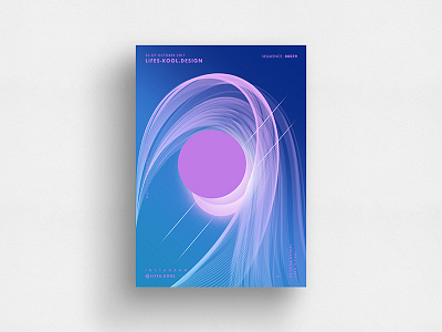 Flow abstract art blue daily flow gradient graphic october poster postereveryday purple riangle