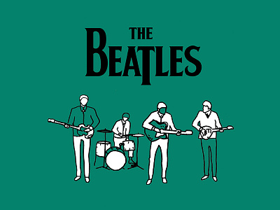 The Beatles bands beatles cd cover illustration music rock