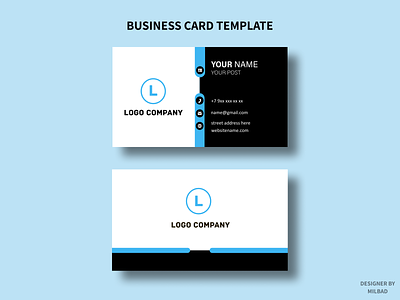 Business card business card card design milbad template vector вектор визитка графический дизайн дизайн дизайнер