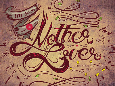 Mother Lover first lady mama mom mothers day type typography