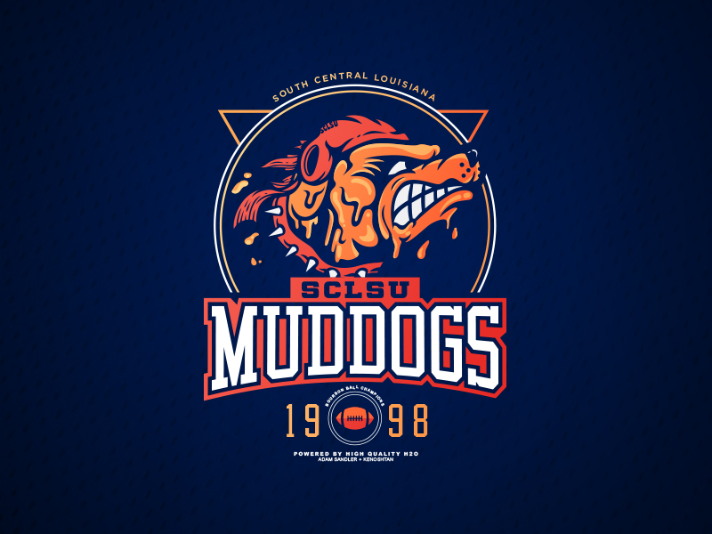 Waterboy Mud Dogs Logo