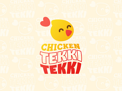 Chicken Tekki Tekki branding chibi chicken chicken wings food logo tori wings