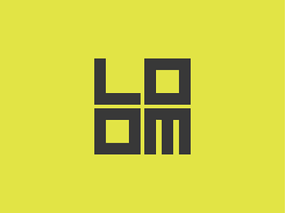 LOOM branding identidad identity lettering logo logodesign logotipo logotype stationery typeface
