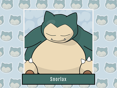 Snorlax childrens illustration pokeball pokemon portrait vector