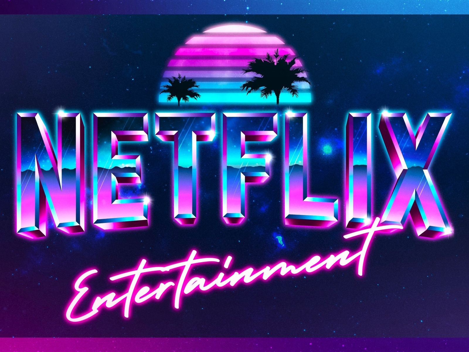 Retro ‘Netflix’ Logo - Self Initiated by Matthew Rudhall on Dribbble