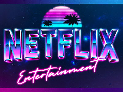 Retro ‘Netflix’ Logo - Self Initiated