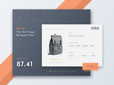 Day 002 - Credit Card - Daily UI