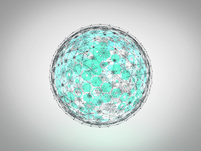 Crazy Sphere animation c4d cinema cloner gif motion graphics paranoia pinyola sphere spherical