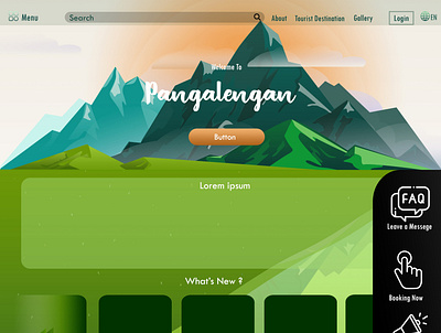 Web Design Desa di Pangalengan eng version flat ui ux web webdesign website design