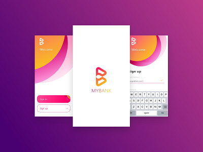 MYBank App app branding design ui ux