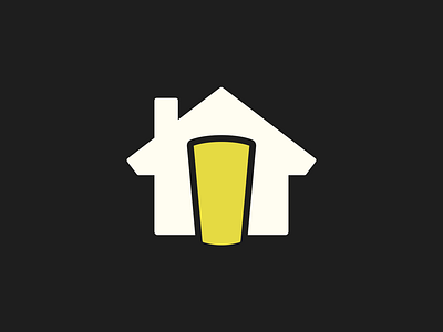House of Beer logo concept beer brand branding house logo logo design tap house