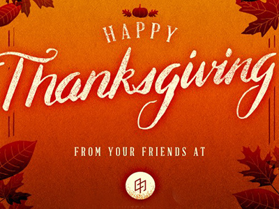 Happy Thanksgiving fall hand handtype lettering pumpkin thanksgiving