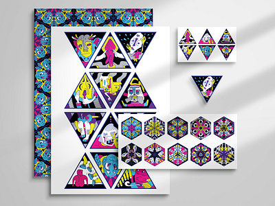 Triangle stickers