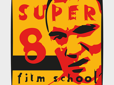 Logo for film school “Super 8” challenge film filmschool logotype tarantino tarnayart