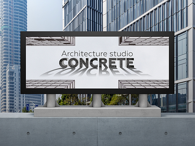 Logo for architecture studio “Concrete”