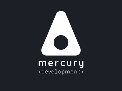 mercury logo brand design brand identity branding development digital logo minimalism